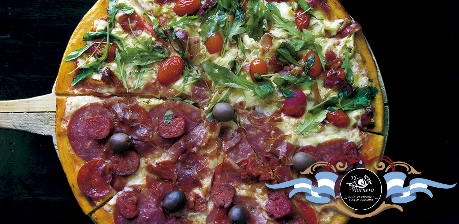 Pizza al horno de piedra · El Hornero